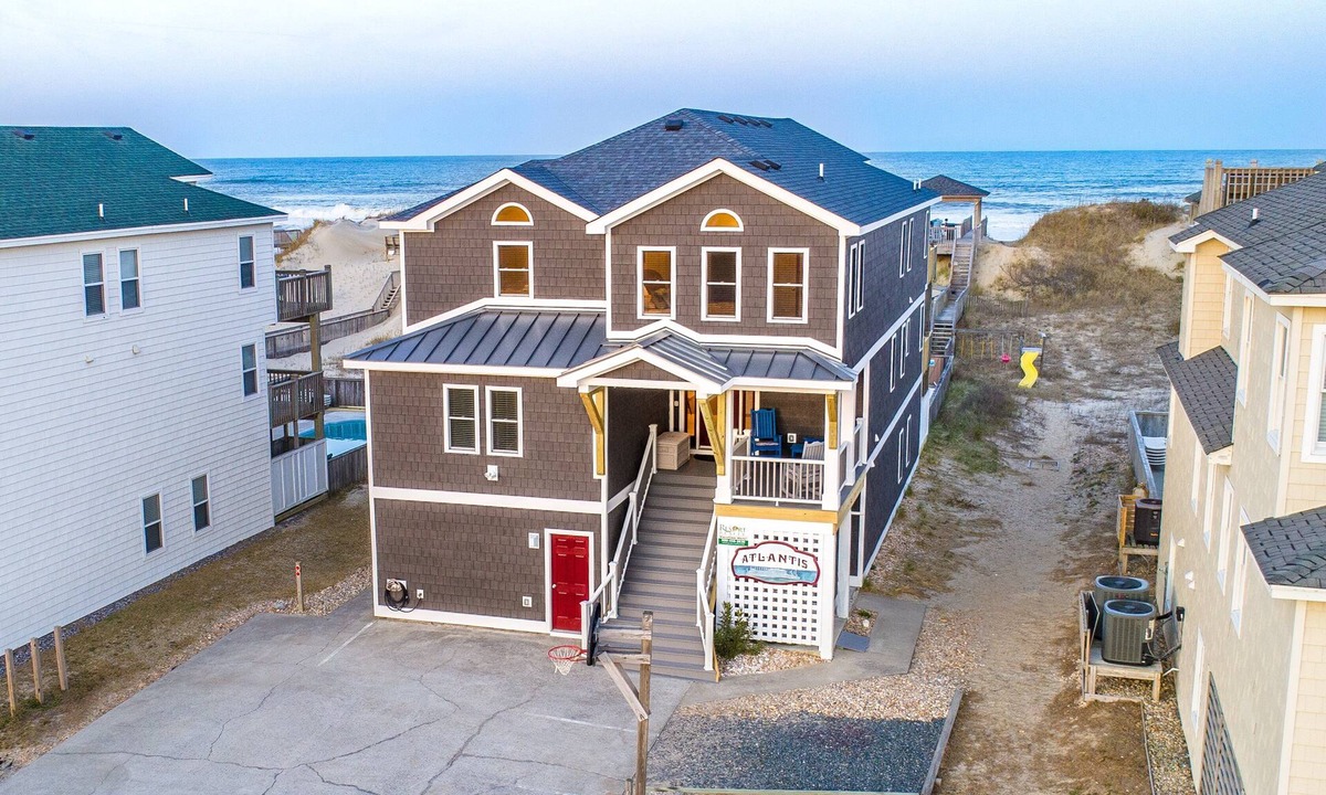South Nags Head House | 5757 - Atlantis @ South Beach - Oceanfront Oasis w/Private Pool & Theater Room