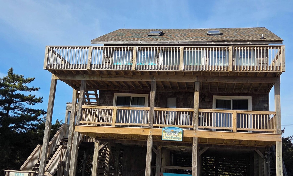 Avon House | Beach Blessings Beach, Oceanview, Hatteras Island, Avon, NC