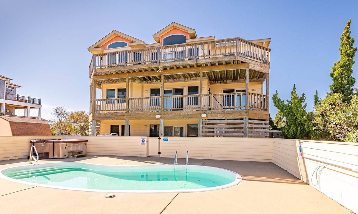 Whalehead Beach House | Carolina Sunrise - Corolla, Whalehead, Oceanside, 500 Yds to Beach, Pool, Hot Tub, Volleyball
