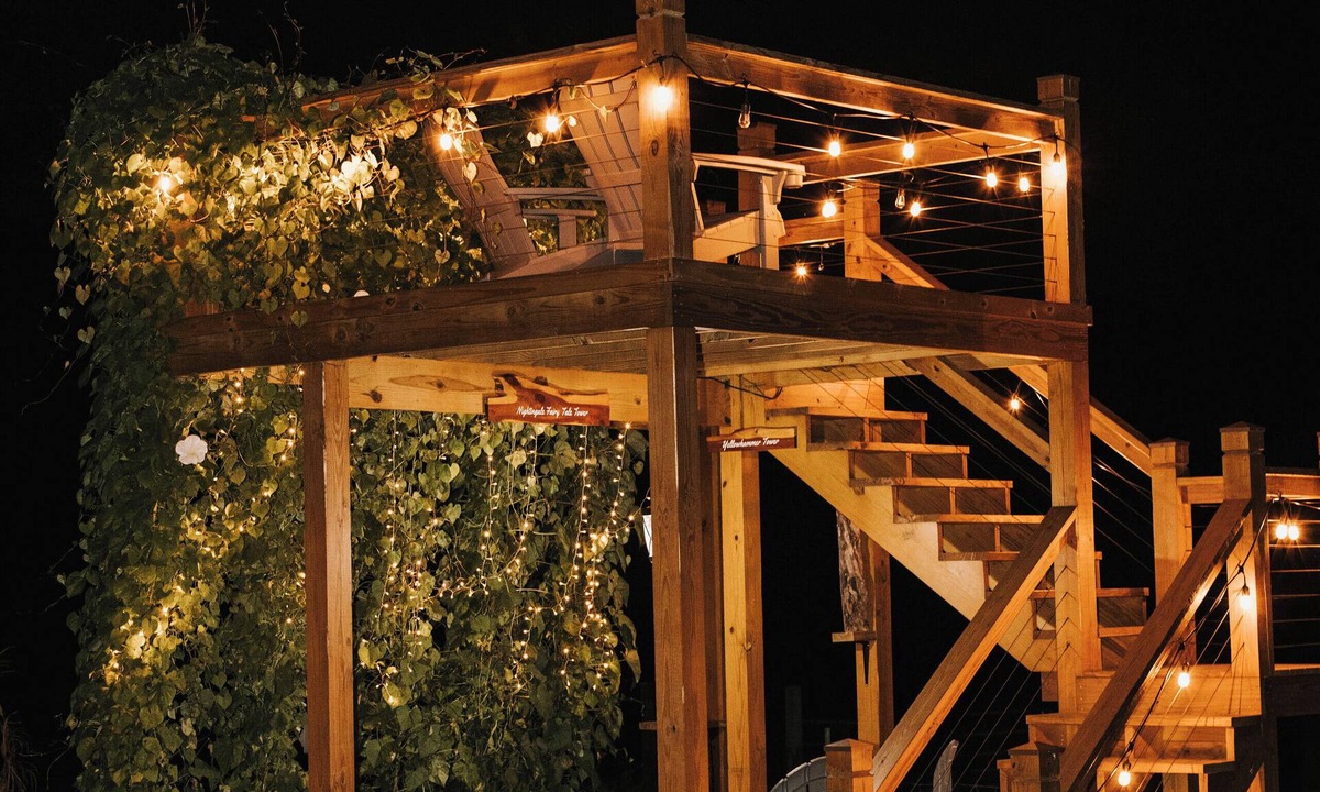 Pisgah House | Enjoy private farm, golf cart, fishing, walking trails @ Storybook Farmhouse