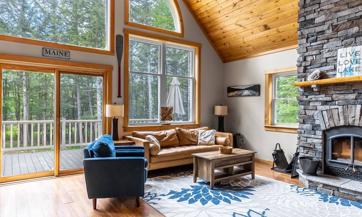 Bowerbank House | Lakefront house on Sebec Lake, ME. Fast WiFi, chef!
