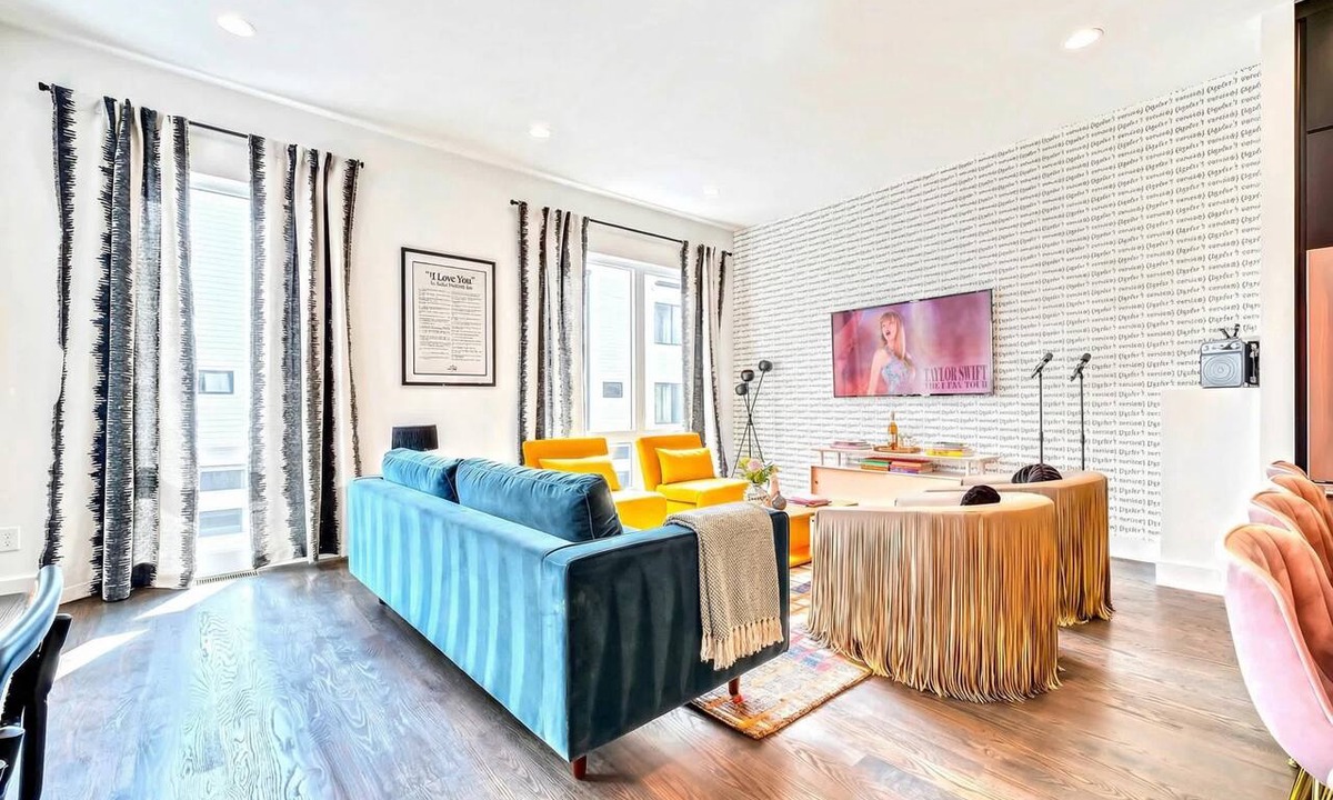 Katie Hill Neighborhood House | Nashville getaway: 2 rooftop homes with hot tubs, game room, sleeps 24