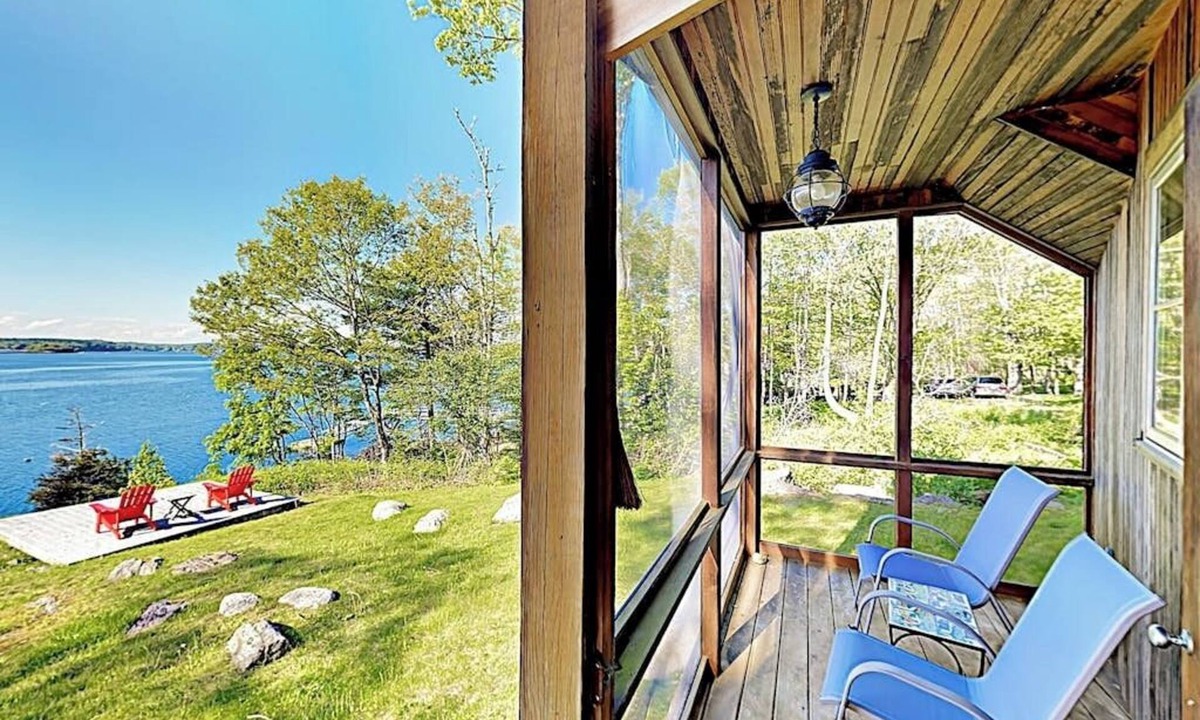 East Boothbay Cabin | Ocean Point Colony II- Waterfront Paradise with Dock, Sundeck & Epic Bay Views | Dog-Friendly