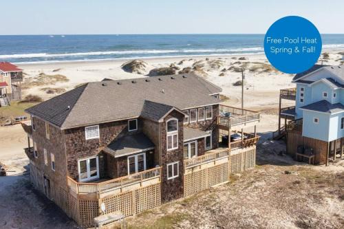 Carova Beach House | Resting Hearts - 4x4 Carova Beach, Ocean Views, Pool, Cargo Lift, Up to 4 Dogs OK, Flex Stays