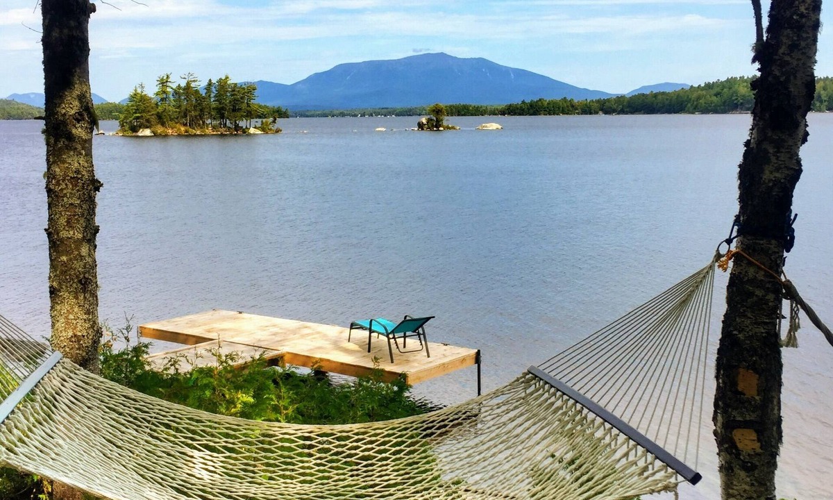 North Penobscot Cabin | Secluded Katahdin View, Lakefront Bliss & Beach Cove Retreat