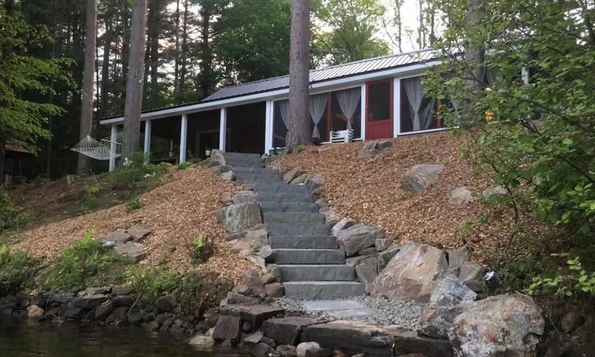 Corinth House | Waterfront Hudson River Retreat, Near Lake George & Saratoga, Hot tub, Dock