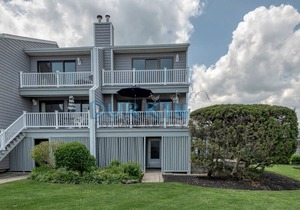Condo with ocean views across the street from the beach