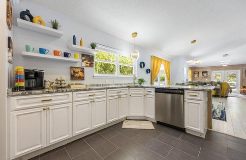 Vilano Beach Villa | 2 Min Walk to Beach, Hot Tub, Deck, Firepit & Grill