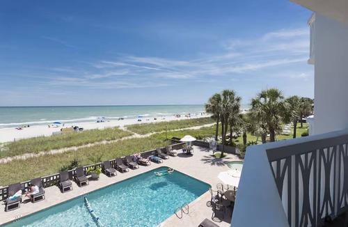 Myrtle Beach Resort | 2 Shoreline Oceanfront Rooms | Hot Tub, Spa, 1.2 mi to Broadway at the Beach