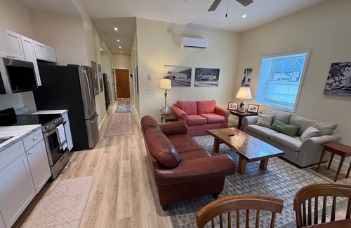 Hot Springs Apartment | Apt. 3 Stream View Apartment in the Heart of Hot Springs