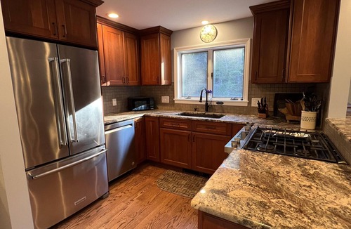 Sebascodegan Island House | Beautiful waterfront home, multiple decks, expansive views, private dock, large yard, and more!