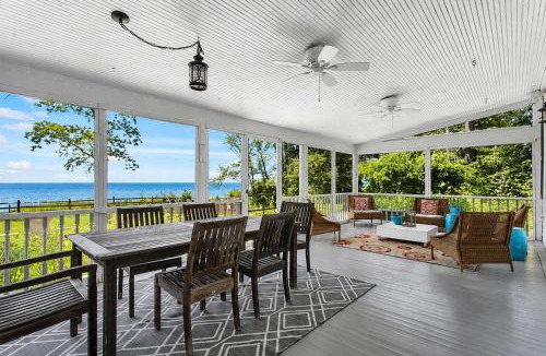 South Haven House | Blackstone on the Bluff with Lake Views Historic Home Family Friendly