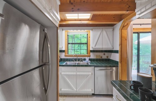Chalet Village Cabin | Clubhouse Pool, Trail Access, Hot Tub, Fire Pit, Jacuzzi Tub, & Dog Friendly