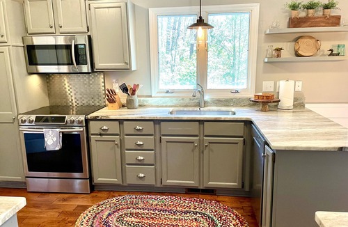 Brevard House | Direct Lakefront Connestee Falls: Views + private dock + 4 kayaks + Not steep!