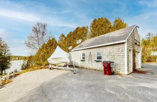 Mount Desert House | Dory Haven: Cove-front Home with sunroom, screened porch & waterfront yard