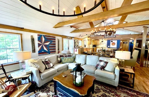 Embden House | Enjoy a pristine Maine lake. PRIVATE Waterfront. Elevated Rustic Luxury