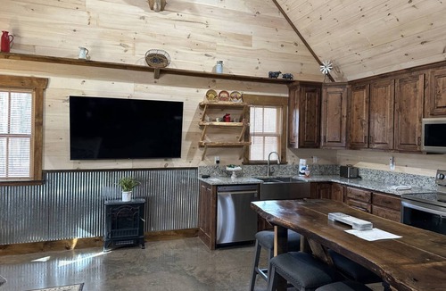 Rising Fawn Cabin | Free Ruby Falls Ticket & More - 2 -2 hot tubs, fire pits & covered patios-putt putt & corn hole