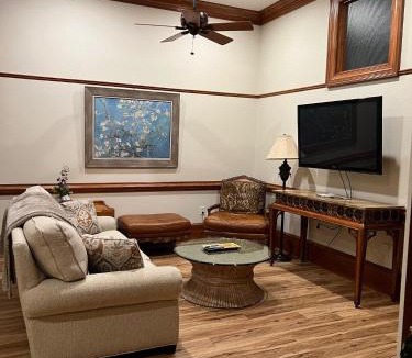New Bern Apartment | Historic Downtown Clock Tower View Condo-2 Bedroom