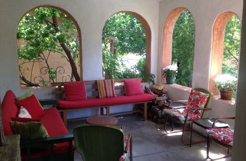 South Capitol House | Historic Home in Heart of Old Santa Fe, Quiet, Big Hot Tub, Private Walled Patio