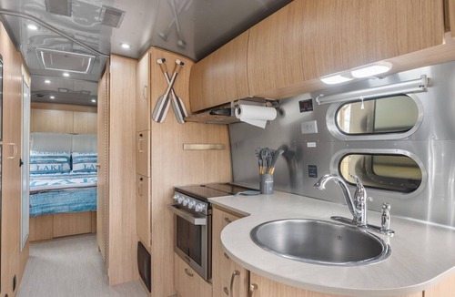 Centre House | Johnny's Lake Escape lakeside covered Airstream: firepit, outdoor seats; kayaks