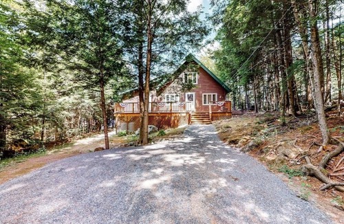 Rome House | Lakefront home on Long Pond with private dock, firepit & woodstove- dog-friendly