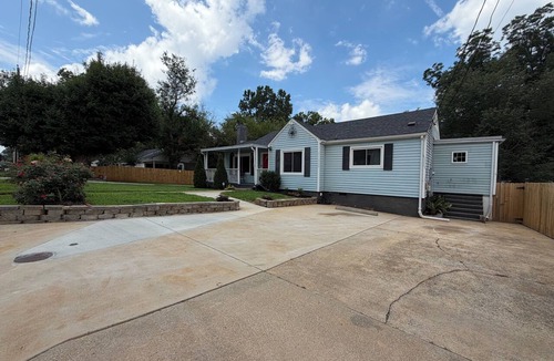 High Point House | Modern High Point Retreat - Private Gym, Game Room, Fire Pit, Fenced Yard