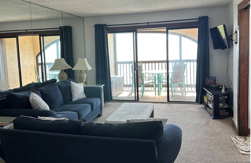 Arcadian Shores Condo | Oceanfront Escape with 1 mile unbuilt upon beach w/natural sand dunes