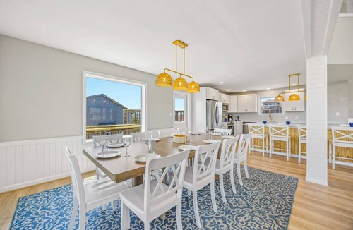 Waves House | Oceanfront Home in Waves with Private Pool, Hot Tub, and Home Theater
