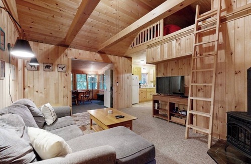 Kents Hill Cabin | Peaceful Parker Pond Cabin | Cozy Fire Pit, Bunkhouse & Lake Front Access
