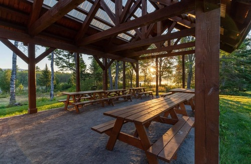 Greenville Ski Chalet | Remote Lakeshore Cabin, Canoes/Kayaks, Kitchenette, Shared Bathroom and Sauna