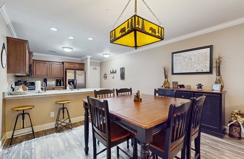 Helen Condo | Riverfront oasis with dual suites, 3 fireplaces, central AC, & walkable locale