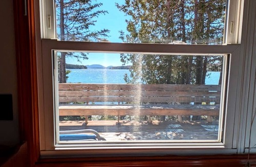 Hancock House | Rustic Waterfront Beach House with Private Beach, Fire Pit & Dock, Near Bar Harbor in Hancock, Maine