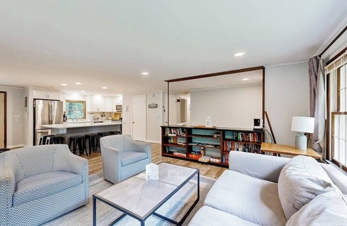 Readfield House | Secluded escape with three beaches, lake access, grill & fast WiFi - dogs OK