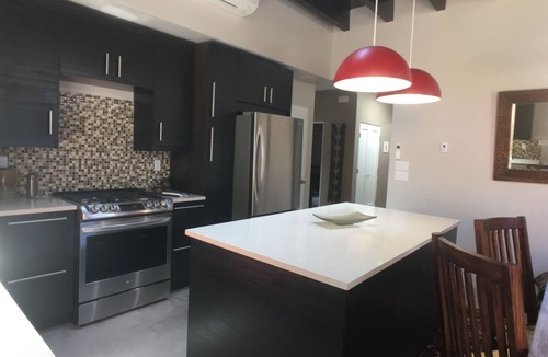 Downtown Santa Fe House | Truly unique art-filled home w/garden close to the Plaza.