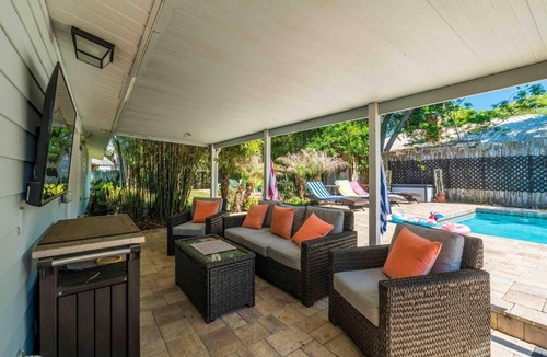 Vilano Beach House | Vilano Beach I Ocean - Private Pool - Fire Pit 3 Bedroom Home