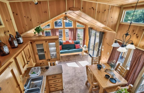 West Newton House | Waterfront Bourbon Barrel Cabin