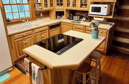 High Point Cabin | Waterfront Cabin close to Bridgewater in the best cove with deep water at dock!