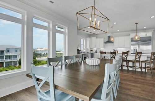 North Topsail Beach House | Waterfront Bliss: Luxe Retreat w/Private Pool and Event Space!