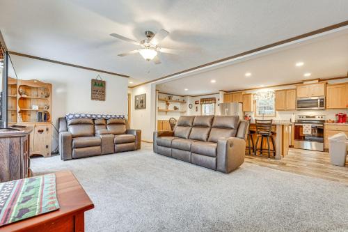 < 1 Mi to Beach: Peaceful Brant Lake Home!