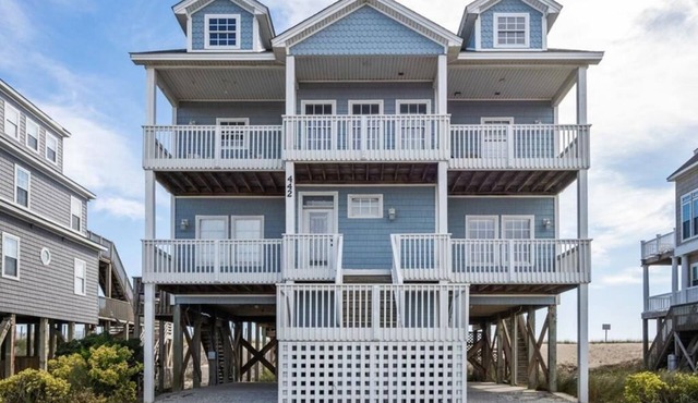 442 New River Inlet Rd - 5BR Oceanfront Home - Sleeps 14