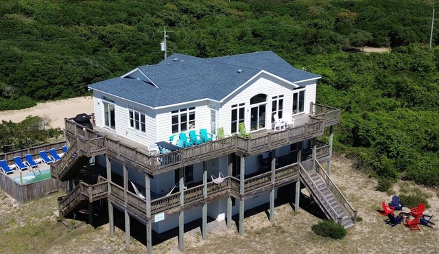 6BR Oceanview | Huge Pool & Hot Tub | Game Rm | Sleeps 14 | Pets | 4x4 Beach