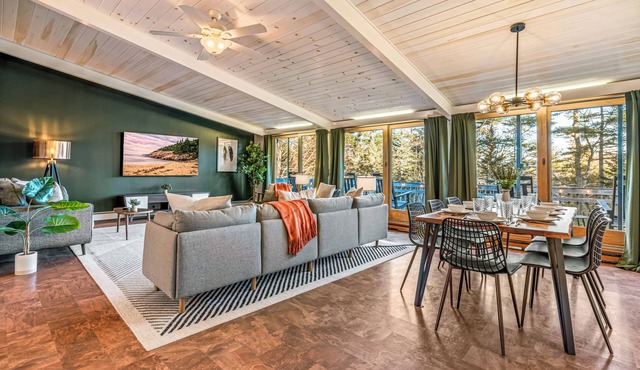 Acadia Home with Hot Tub and Game Room