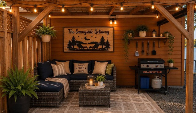 Cozy Beach Escape/Fire pit/Sunrises/Lake Views/Golf/Pickleball/45 to Fredericton