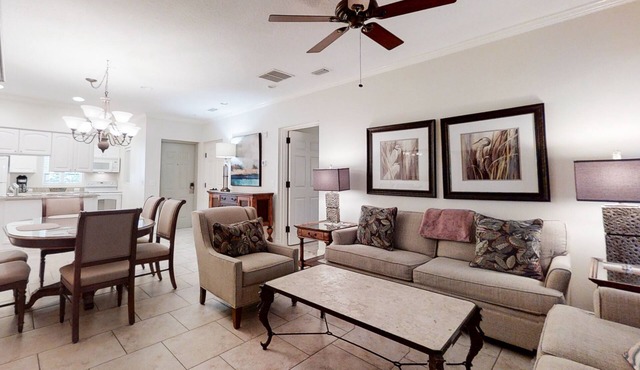 Dog-Friendly Home Located In Gated Community w/Shared Pool, WiFi, Central AC, WD