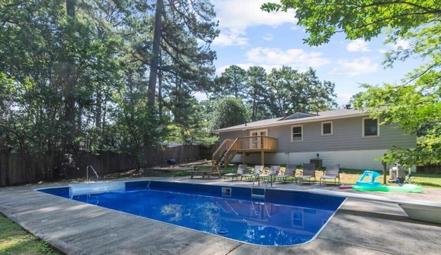 Fenced Yard with Private Pool! Close to Hospital