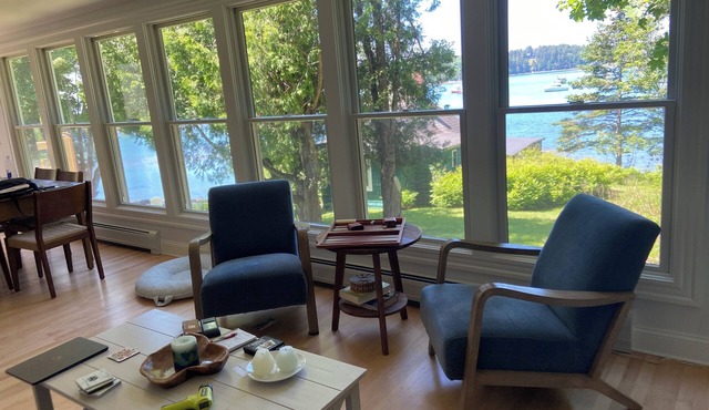 First Listing for new renovation at our Oceanfront Bass Harbor Farmhouse
