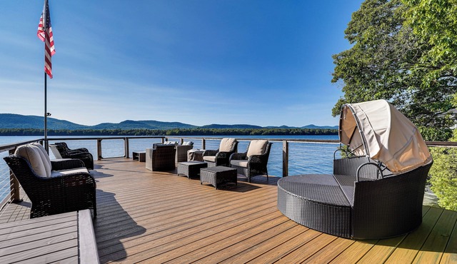 Game Room & Hot Tub! Waterfront Gem on Lake George
