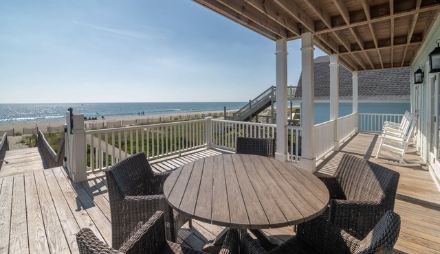 Hobbs Realty - Oceanfront Dog Friendly Home w/Heated Pool & Two Living Areas