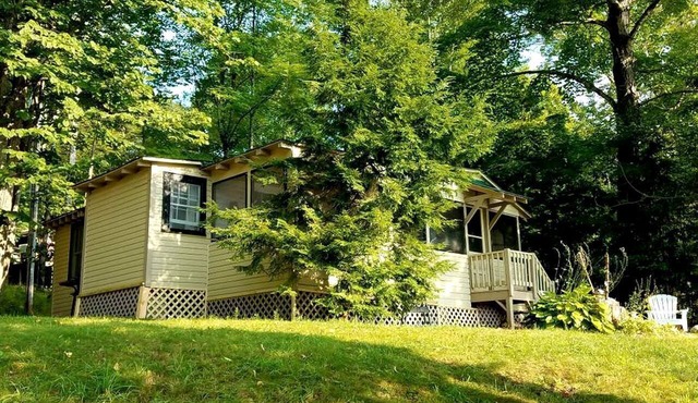 Lovely Lakeside Cabin Rental near Pharaoh Lake Wilderness Area in New York