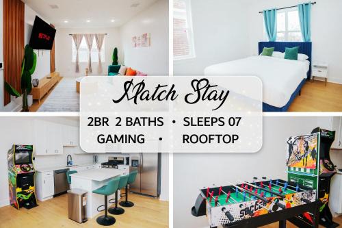 Modern Home Arcade Rooftop 30m to NYC